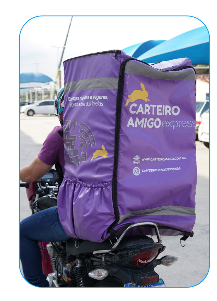 Mochila de entrega Carteiro Amigo Express